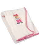 GREENWICH POLO CLUB ΚΟΥΒΕΡΤΑ VELOUR ΑΓΚΑΛΙΑΣ ESSENTIAL 8839 FUSCHIA, IVORY