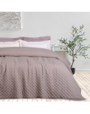 DAS HOME ΚΟΥΒΕΡΛΙ ΜΟΝΟ HAPPY 9628 DARK TAUPE