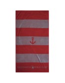 GREENWICH POLO CLUB ΠΕΤΣΕΤΑ ΘΑΛΑΣΣΗΣ 90Χ170 3788 ΓΚΡΙ, ΚΟΚΚΙΝΟ