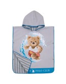 GREENWICH POLO CLUB JUNIOR ΠΟΝΤΣΟ ΘΑΛΑΣΣΗΣ 50Χ115 4179 BLUE, GREY