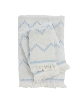 DAS HOME ΣΕΤ ΠΕΤΣΕΤΕΣ 3ΤΕΜΑΧΙΩΝ BEST 0870 DUSTY BLUE