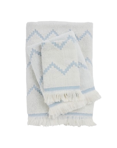 DAS HOME ΣΕΤ ΠΕΤΣΕΤΕΣ 3ΤΕΜΑΧΙΩΝ BEST 0870 DUSTY BLUE