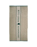 GREENWICH POLO CLUB ΠΕΤΣΕΤΑ ΘΑΛΑΣΣΗΣ 90Χ180 ESSENTIAL 5229 GREEN, TAUPE