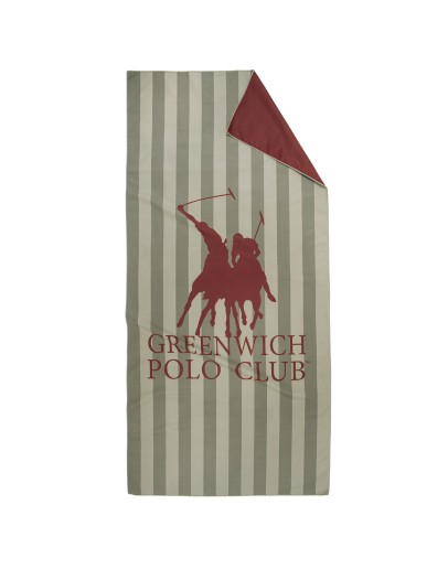 GREENWICH POLO CLUB ΠΕΤΣΕΤΑ ΘΑΛΑΣΣΗΣ 80Χ170 ESSENTIAL 5218 CORAL, GREEN