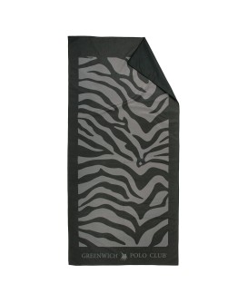 GREENWICH POLO CLUB ΠΕΤΣΕΤΑ ΘΑΛΑΣΣΗΣ 80Χ170 ESSENTIAL 5204 BLACK, GREY