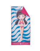 GREENWICH POLO CLUB JUNIOR ΠΕΤΣΕΤΑ ΘΑΛΑΣΣΗΣ 70Χ140 4180 BLUE, FUSCHIA