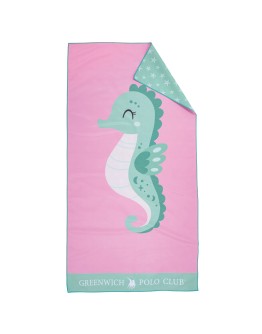 GREENWICH POLO CLUB JUNIOR ΠΕΤΣΕΤΑ ΘΑΛΑΣΣΗΣ 70Χ140 4176 PINK, ΜΙΝΤ