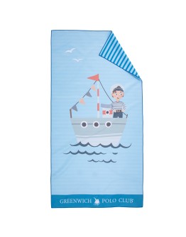 GREENWICH POLO CLUB JUNIOR ΠΕΤΣΕΤΑ ΘΑΛΑΣΣΗΣ 70Χ140 4178 BLUE