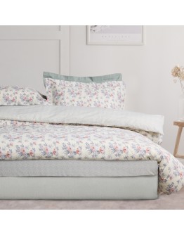 DAS HOME ΣΕΤ ΣΕΝΤΟΝΙΑ ΥΠΕΡΔΙΠΛΑ ΜΕ ΛΑΣΤΙΧΟ CASUAL 5442 GREY, IVORY