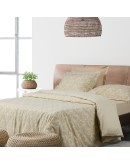 DAS HOME ΣΕΤ ΣΕΝΤΟΝΙΑ ΥΠΕΡΔΙΠΛΑ ΜΕ ΛΑΣΤΙΧΟ CASUAL 5444 IVORY, TAUPE