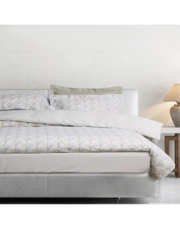 DAS HOME ΣΕΤ ΣΕΝΤΟΝΙΑ ΥΠΕΡΔΙΠΛΑ ΜΕ ΛΑΣΤΙΧΟ CASUAL 5440 BLUE, TAUPE