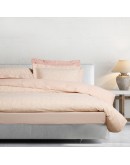 DAS HOME ΣΕΤ ΣΕΝΤΟΝΙΑ ΜΟΝΑ ΜΕ ΛΑΣΤΙΧΟ CASUAL 5441 IVORY, NUDE
