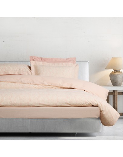 DAS HOME ΣΕΤ ΣΕΝΤΟΝΙΑ ΜΟΝΑ ΜΕ ΛΑΣΤΙΧΟ CASUAL 5441 IVORY, NUDE