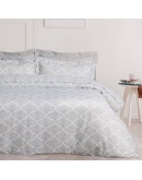 DAS HOME ΣΕΤ ΠΑΠΛΩΜΑΤΟΘΗΚΗ ΥΠΕΡΔΙΠΛΗ DAILY 3182 ECRU, GREY