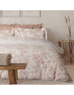 DAS HOME ΚΟΥΒΕΡΛΙ KING PRESTIGE 1717 CREAM, TERACOTTA