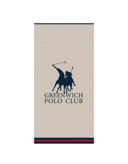 GREENWICH POLO CLUB ΠΕΤΣΕΤΑ ΘΑΛΑΣΣΗΣ 90Χ180 ESSENTIAL 5226 BLUE, TAUPE