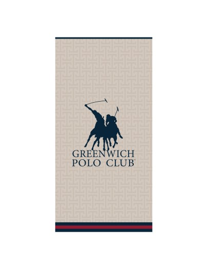 GREENWICH POLO CLUB ΠΕΤΣΕΤΑ ΘΑΛΑΣΣΗΣ 90Χ180 ESSENTIAL 5226 BLUE, TAUPE