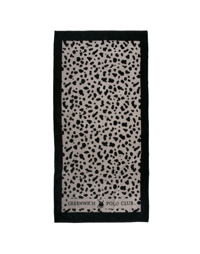 GREENWICH POLO CLUB ΠΕΤΣΕΤΑ ΘΑΛΑΣΣΗΣ 90Χ180 ESSENTIAL 5237 BLACK, TAUPE