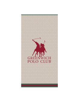 GREENWICH POLO CLUB ΠΕΤΣΕΤΑ ΘΑΛΑΣΣΗΣ 90Χ180 ESSENTIAL 5225 RED, TAUPE