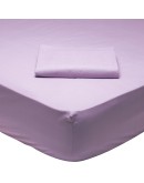 DAS HOME 1009 ΣΕΝΤΟΝΙ ΜΟΝΟ ΜΕ ΛΑΣΤΙΧΟ 100*200+35 LILAC LILAC