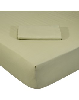 DAS HOME ΣΕΝΤΟΝΙ ΗΜΙΔΙΠΛΟ ΜΕ ΛΑΣΤΙΧΟ 120*200+35 GREEN OLIVE 1016 GREEN OLIVE