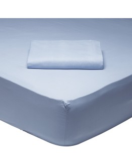 DAS HOME ΣΕΝΤΟΝΙ ΗΜΙΔΙΠΛΟ ΜΕ ΛΑΣΤΙΧΟ 120*200+35 BABY BLUE 1005 BABY BLUE