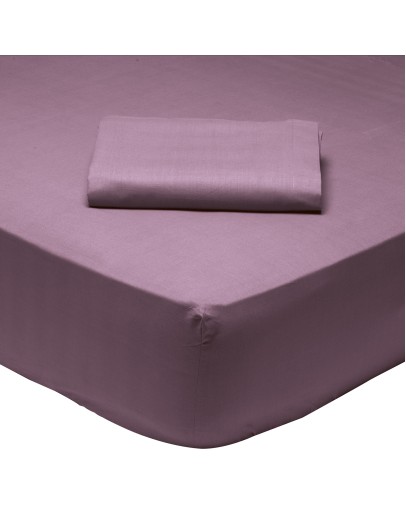 DAS HOME ΣΕΝΤΟΝΙ ΗΜΙΔΙΠΛΟ ΜΕ ΛΑΣΤΙΧΟ 120*200+35 PURPLE 1010 PURPLE
