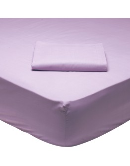 DAS HOME 1009 ΣΕΝΤΟΝΙ ΗΜΙΔΙΠΛΟ ΜΕ ΛΑΣΤΙΧΟ 120*200+35 LILAC LILAC