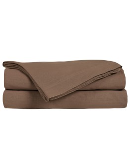 DAS HOME ΣΕΝΤΟΝΙ ΥΠΕΡΔΙΠΛΟ 230*260 COFFEE BROWN 1004 COFFEE BROWN