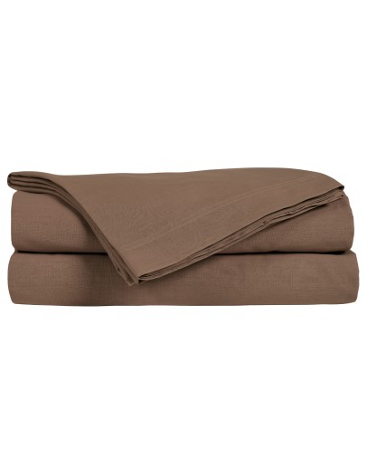 DAS HOME ΣΕΝΤΟΝΙ ΥΠΕΡΔΙΠΛΟ 230*260 COFFEE BROWN 1004 COFFEE BROWN