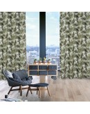 DAS HOME 2179 ΚΟΥΡΤΙΝΑ 140Χ260 ΜΕ ΤΡΟΥΚΣ ΕΚΡΟΥ, ΛΑΔΙ