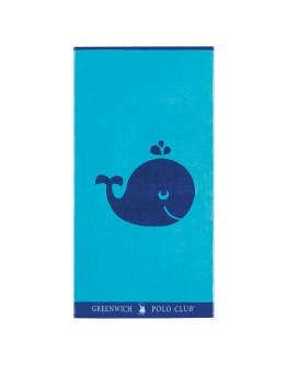 GREENWICH POLO CLUB JUNIOR ΠΕΤΣΕΤΑ ΘΑΛΑΣΣΗΣ 70Χ140 3662 BLUE