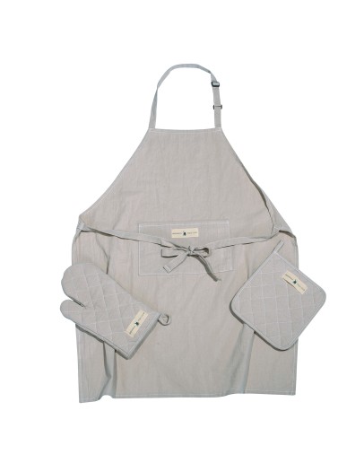 GREENWICH POLO CLUB ΣΕΤ ΚΟΥΖΙΝΑΣ 3 ΤΕΜΑΧΙΩΝ 2638 GREY