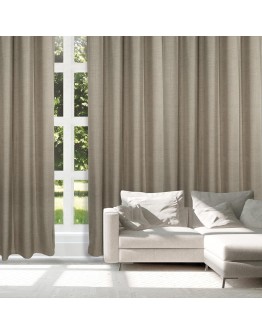 DAS HOME ΚΟΥΡΤΙΝΑ ΜΕ ΚΡΙΚΟΥΣ 140Χ270 2243 ΚΑΦΕ