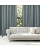 DAS HOME ΚΟΥΡΤΙΝΑ ΜΕ ΚΡΙΚΟΥΣ 140Χ270 2245 ΓΚΡΙ ΣΚΟΥΡΟ