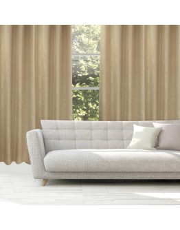 DAS HOME ΚΟΥΡΤΙΝΑ ΜΕ ΚΡΙΚΟΥΣ 140Χ270 2247 ΜΠΕΖ