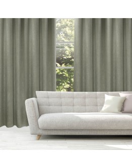 DAS HOME ΚΟΥΡΤΙΝΑ ΜΕ ΚΡΙΚΟΥΣ 140Χ270 2248 ΑΝΘΡΑΚΙ