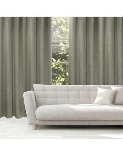 DAS HOME ΚΟΥΡΤΙΝΑ ΜΕ ΚΡΙΚΟΥΣ 140Χ270 2248 ΑΝΘΡΑΚΙ