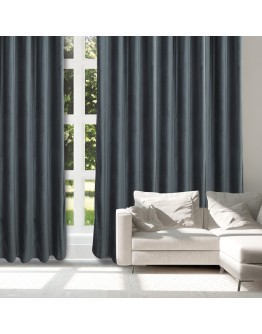 DAS HOME ΚΟΥΡΤΙΝΑ ΜΕ ΚΡΙΚΟΥΣ 140Χ270 2231 ΜΠΛΕ