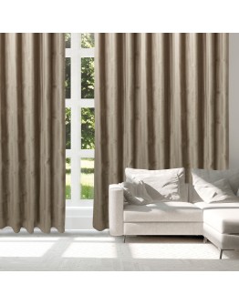 DAS HOME ΚΟΥΡΤΙΝΑ ΜΕ ΚΡΙΚΟΥΣ 140Χ270 2227 ΜΠΕΖ