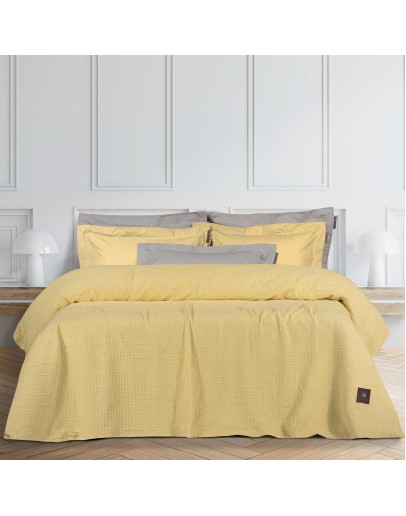 GREENWICH POLO CLUB ΚΟΥΒΕΡΤΑ ΠΙΚΕ 230X250 ESSENTIAL 3405 ΚΙΤΡΙΝΟ