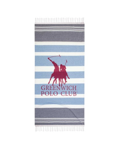 GREENWICH POLO PAREO PESTEMAL 80Χ170 3843 BLUE