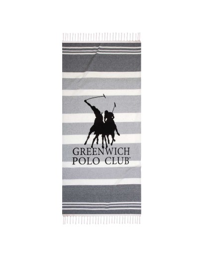 GREENWICH POLO PAREO PESTEMAL 80Χ170 3841 GREY