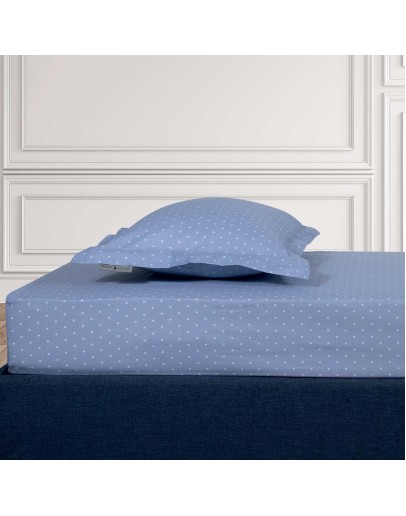 GREENWICH POLO CLUB ΣΕΝΤΟΝΙ ΜΕ ΛΑΣΤΙΧΟ ΜΟΝΟ 100*200+35 LOFT 2503 BABY BLUE