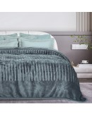 DAS HOME ΚΟΥΒΕΡΤΑ VELOUR MONH 1349 DARK GREY