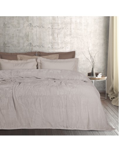 DAS HOME ΚΟΥΒΕΡΤΑ VELOUR ΥΠΕΡΔΙΠΛΗ 1345 ΜΠΕΖ