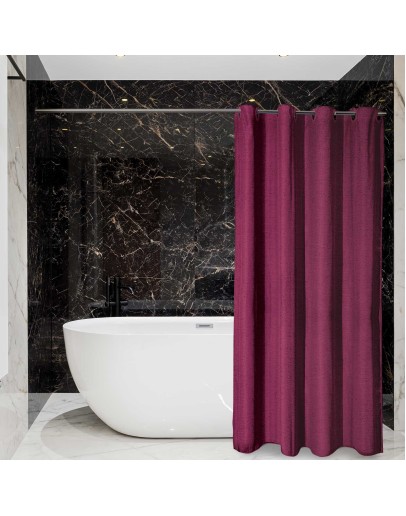 GREENWICH POLO CLUB ΚΟΥΡΤΙΝΑ ΜΠΑΝΙΟΥ 200Χ180 ESSENTIAL 2583 ΜΠΟΡΝΤΩ