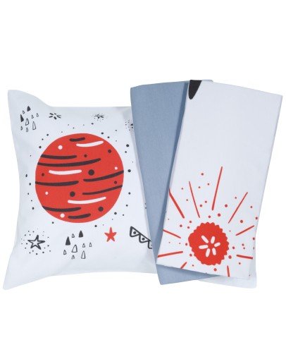 DAS BABY ΣΕΤ ΣΕΝΤΟΝΙΑ ΚΟΥΝΙΑΣ SMILE DIGITAL 4851 ΓΚΡΙ, ΚΟΚΚΙΝΟ, ΛΕΥΚΟ