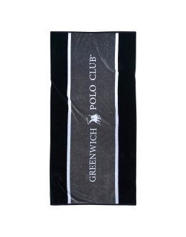 GREENWICH POLO CLUB ΠΕΤΣΕΤΑ ΘΑΛΑΣΣΗΣ 90Χ180 ESSENTAL 3865 BLACK, GREY