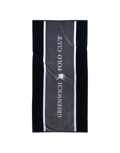 GREENWICH POLO CLUB ΠΕΤΣΕΤΑ ΘΑΛΑΣΣΗΣ 90Χ180 ESSENTAL 3865 BLACK, GREY